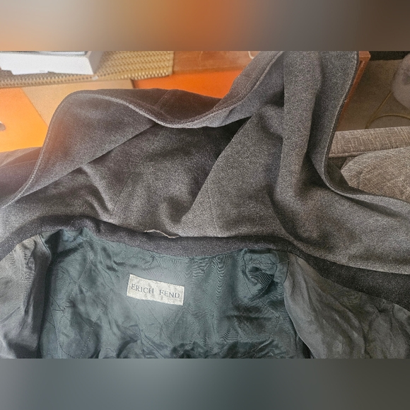 Erich Fend Wool And Cashmere Long Coat. L. 24ptp - Picture 11 of 13